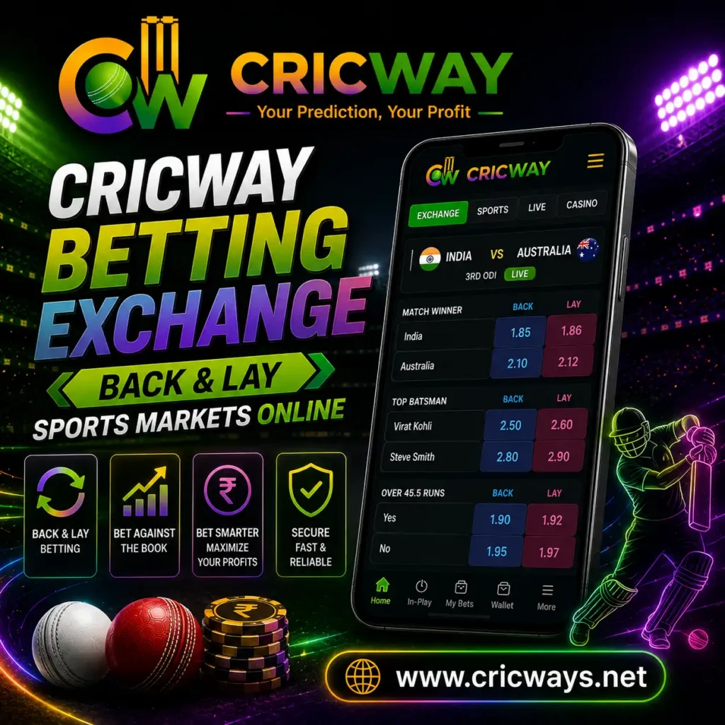 Cricway Betting Exchange – Back & Lay Sports Markets Online