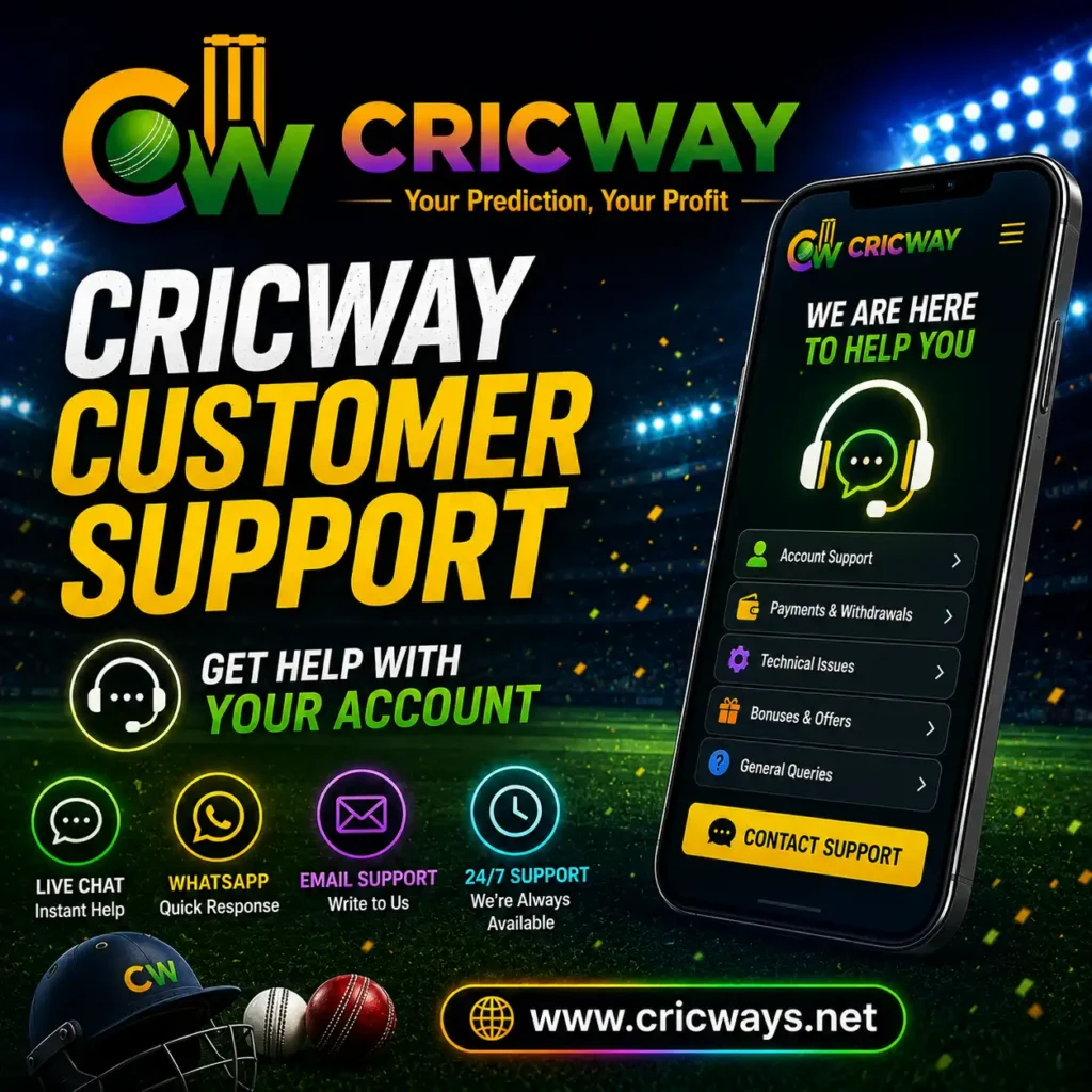 Cricway Customer Support – Get Help With Your Account
